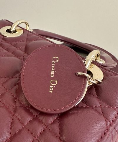 Replica Lady Dior Bordeaux Abc - elite factory replica handbag