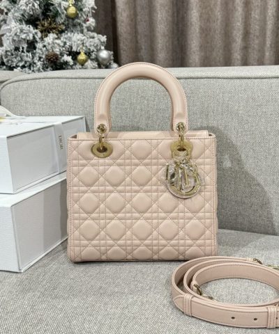 Replica Lady Dior Medium Powder Pink