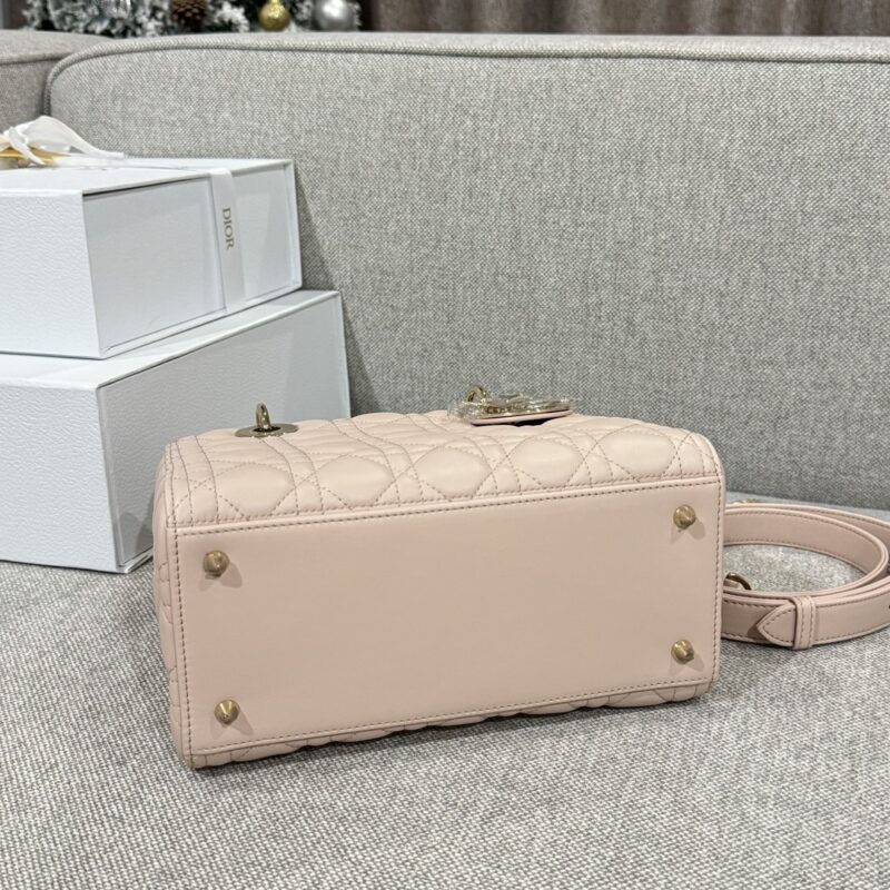 Replica Lady Dior Medium Powder Pink - 1:1 premium replica handbag