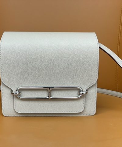 Replica Hermès Sac Roulis White - 1:1 premium replica handbag