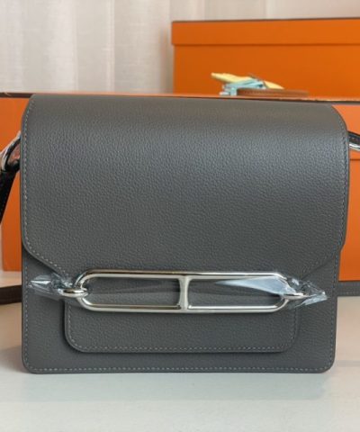 Replica Hermès Sac Roulis Grey