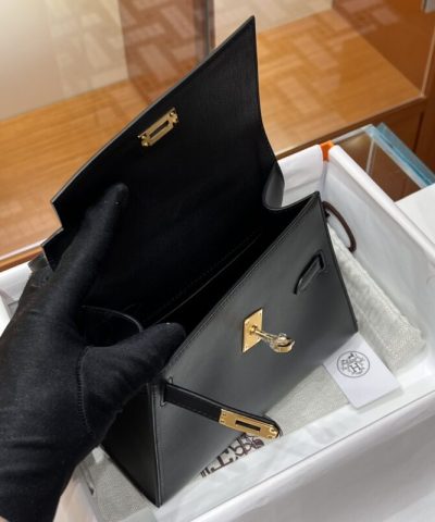 Replica Hermès Kelly Desordre Black