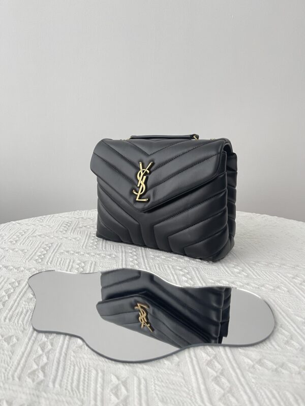 Replica YSL Loulou Small Black - top-grade luxury bag dupe