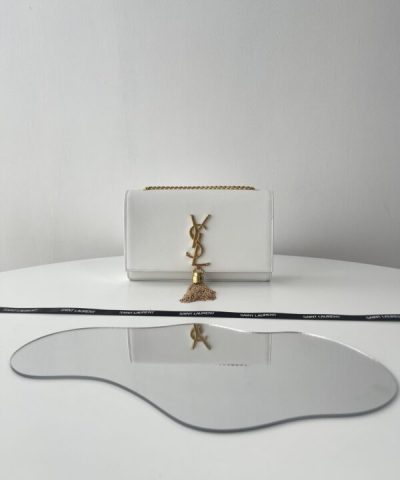 Replica YSL Kate Tassel White