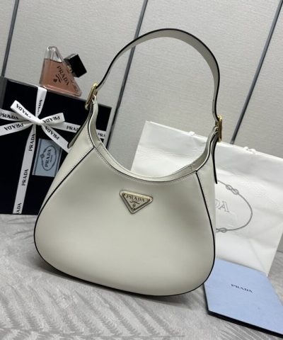 Replica Prada Cleo Medium White - affordable luxury replica bag