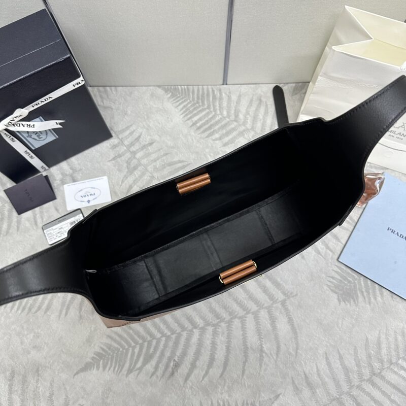 Replica Prada Cleo Large Brown Bag