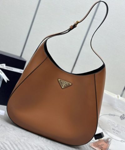 Replica Prada Cleo Large Brown Bag - top-grade luxury bag dupe