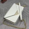 Replica Prada Saffiano White Small Envelope