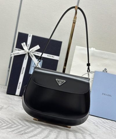Replica Prada Cleo Small Black Flap