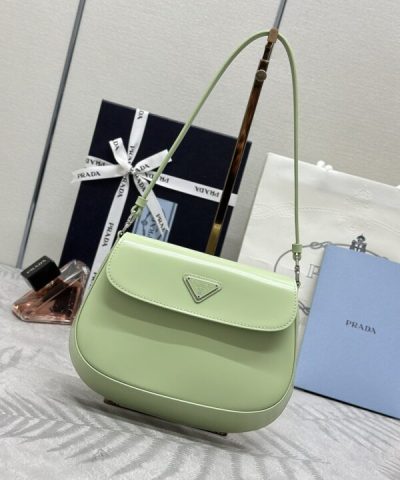 Replica Prada Cleo Small Green Flap - 1:1 premium replica handbag
