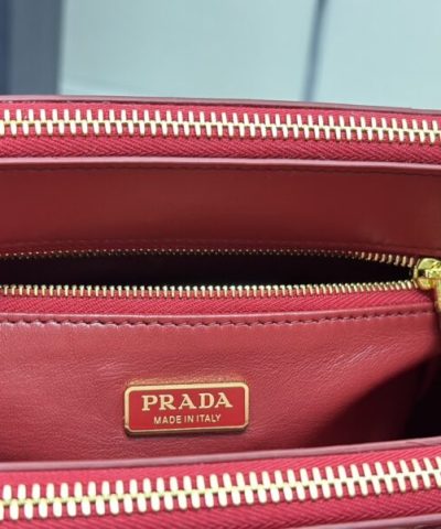 Replica Prada Galleria Red Patent