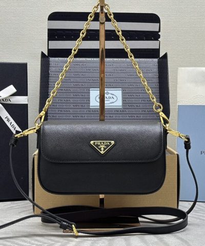 Replica Prada Mini Saffiano Black - high-end replica designer purse