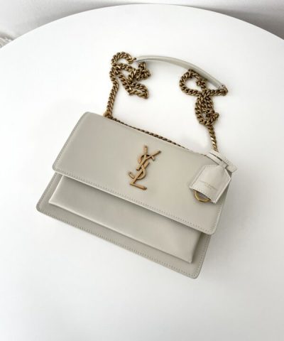 Replica YSL Sunset White - affordable luxury replica bag
