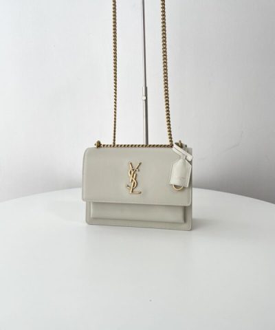 Replica YSL Sunset White - affordable luxury replica bag
