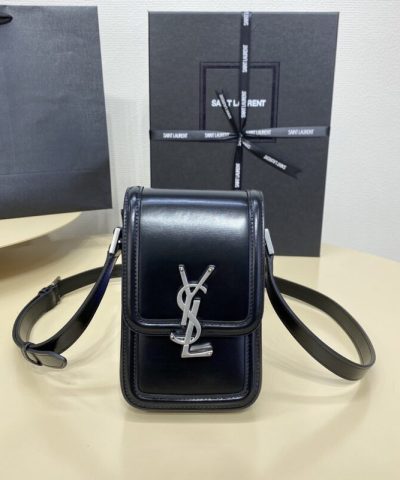 Replica YSL Solferino Mini Black - top-grade luxury bag dupe