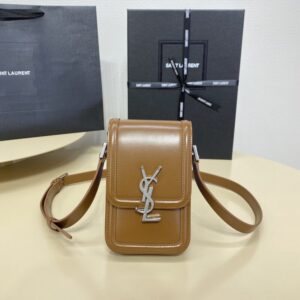 Replica YSL Solferino Mini Brown