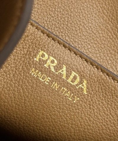 Replica Prada Saffiano Small Tote Black Brown