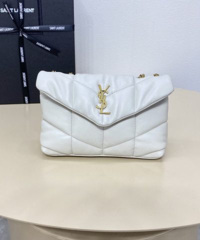 Replica YSL Loulou White Puffer