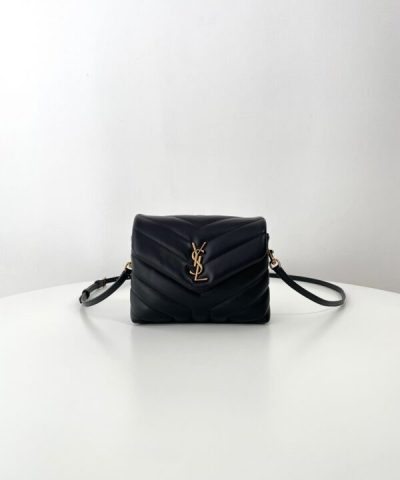 Replica YSL Loulou Mini Black - 1:1 premium replica handbag