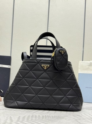 Replica Prada Tote Bag Black - 1:1 premium replica handbag