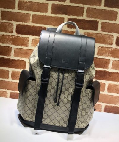 Replica Gucci Large Web Backpack Beige - top-grade luxury bag dupe