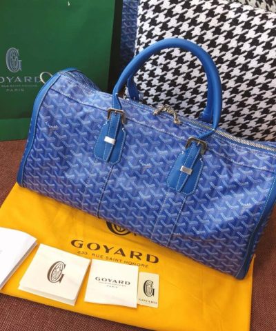 Replica Goyard Boston 45 Blue - premium superclone handbag