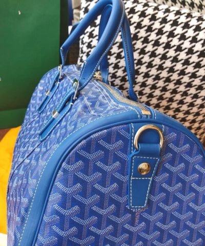 Replica Goyard Boston 45 Blue - affordable luxury replica bag