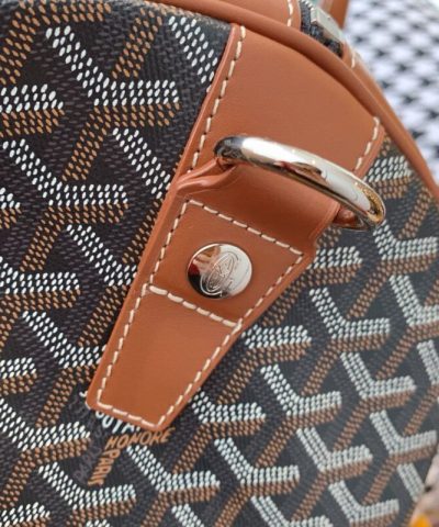 Replica Goyard Boston 45 Brown - affordable luxury replica bag