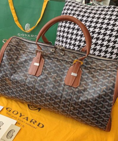 Replica Goyard Boston 45 Brown