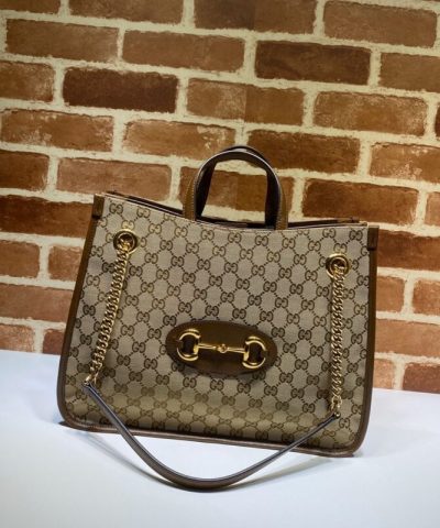 Replica Gucci 1955 Horsebit Tote Bag Medium