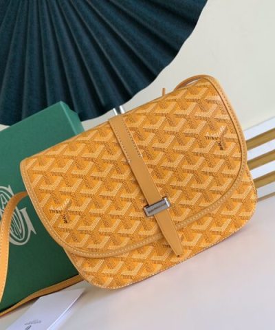 Replica Goyard Belvedere Yellow - 1:1 premium replica handbag