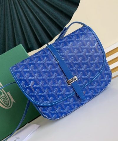 Replica Goyard Belvedere Blue - top-grade luxury bag dupe