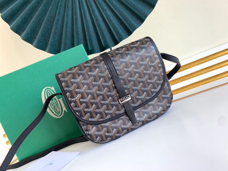 Replica Goyard Belvedere Black - 1:1 premium replica handbag
