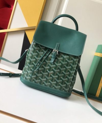 Replica Goyard Alpi Mini Backpack Green - 1:1 premium replica handbag