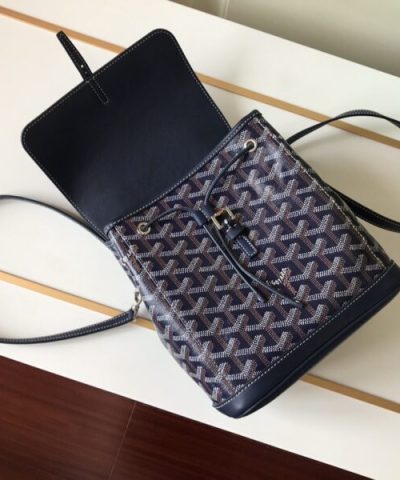 Replica Goyard Alpi Mini Backpack Dark Blue