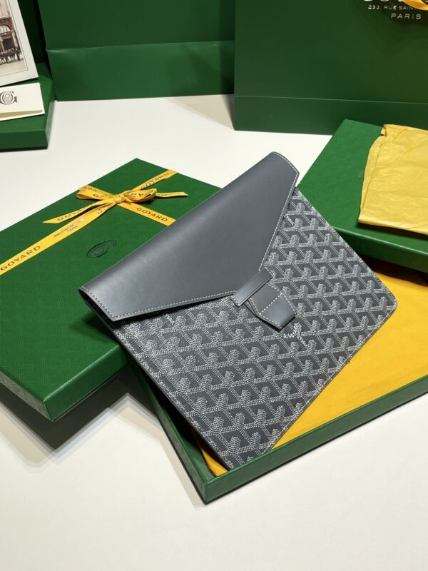 Replica Goyard Camond Pouch Grey