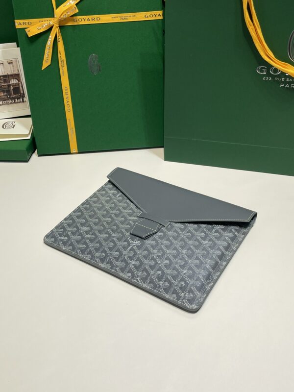 Replica Goyard Camond Pouch Grey