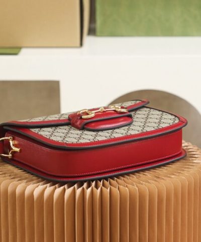 Replica Gucci Horsebit 1955 Classic Red - premium superclone handbag