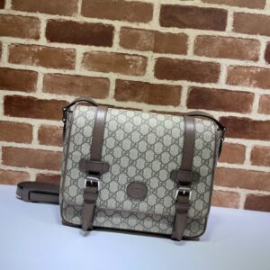 Replica Gucci GG Supreme Shoulder Bag Beige - 1:1 premium replica handbag