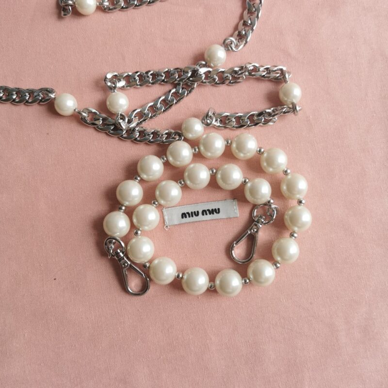 Replica Miu Miu Matelassé Pearl White - affordable luxury replica bag