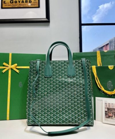 Replica Goyard Voltaire Dark Green - affordable luxury replica bag