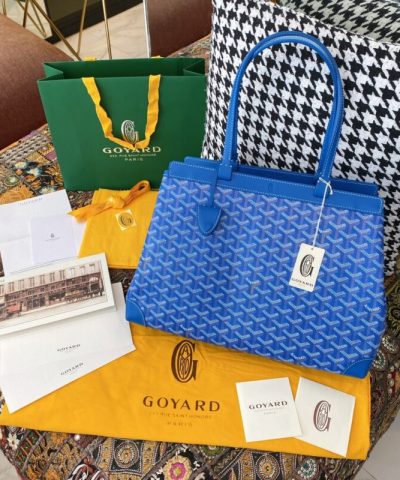 Replica Goyard Bellechasse Blue - top-grade luxury bag dupe