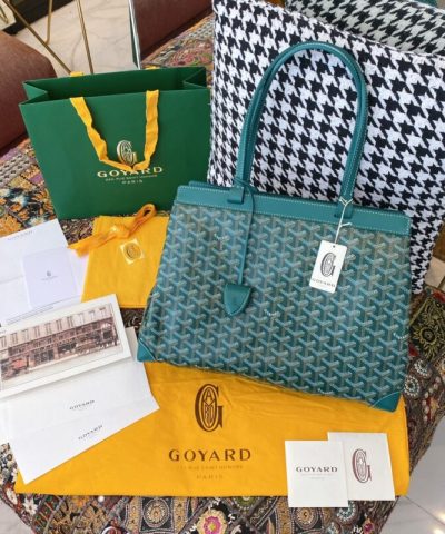 Replica Goyard Bellechasse Green - premium superclone handbag