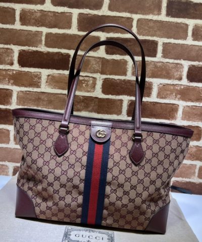 Replica Gucci Ophidia Medium Tote Red - elite factory replica handbag