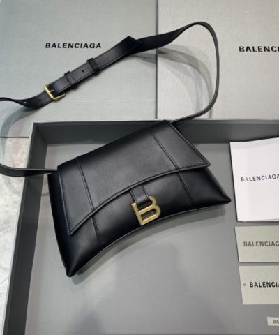 Replica Balenciaga Hourglass Mini Black - affordable luxury replica bag