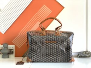 Replica Goyard Bowling 45 Bag Brown