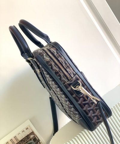 Replica Goyard Ambassade Briefcase Dark Blue
