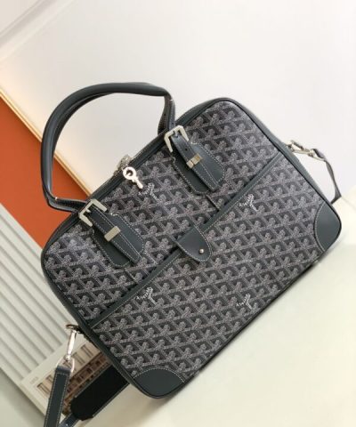 Replica Goyard Ambassade Briefcase Grey