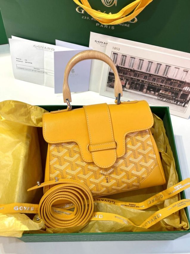 Replica Goyard Saigon Souple Mini Yellow