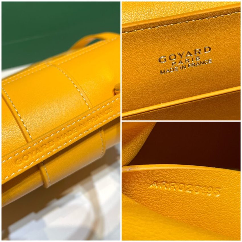 Replica Goyard Saigon Souple Mini Yellow - affordable luxury replica bag